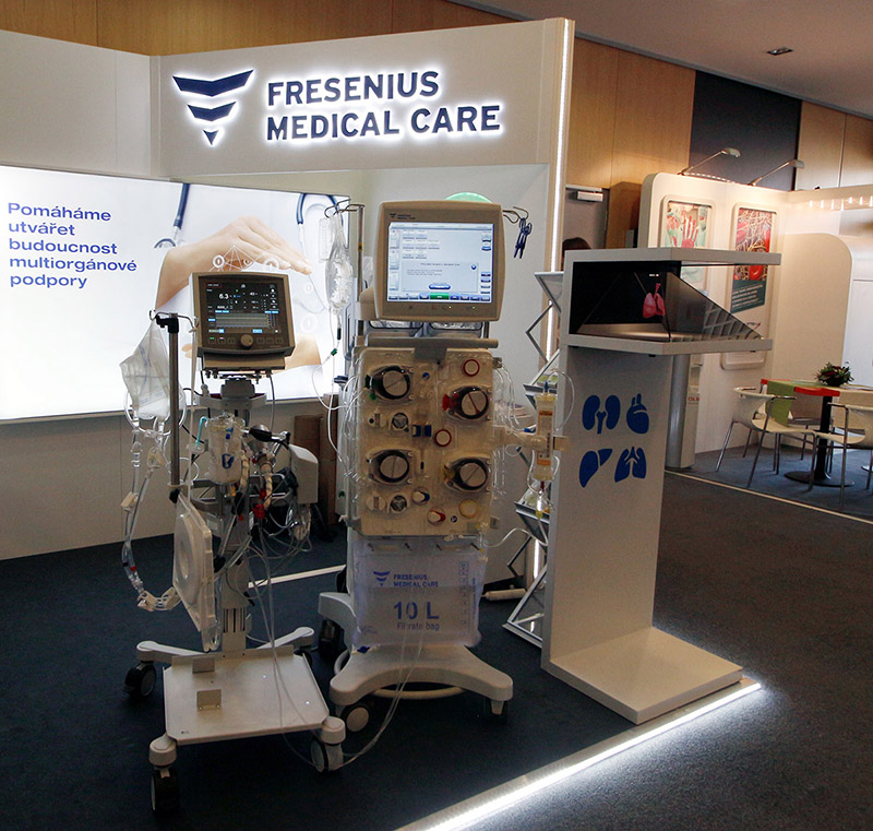 Výstavní stánek společnosti Fresenius Medical Care, Archiv: Fresenius